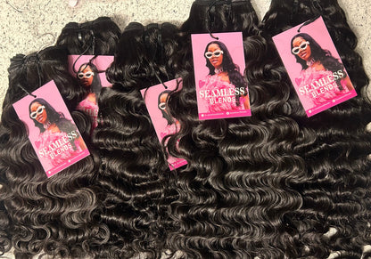 Seamless Blends Raw Burmese Curly